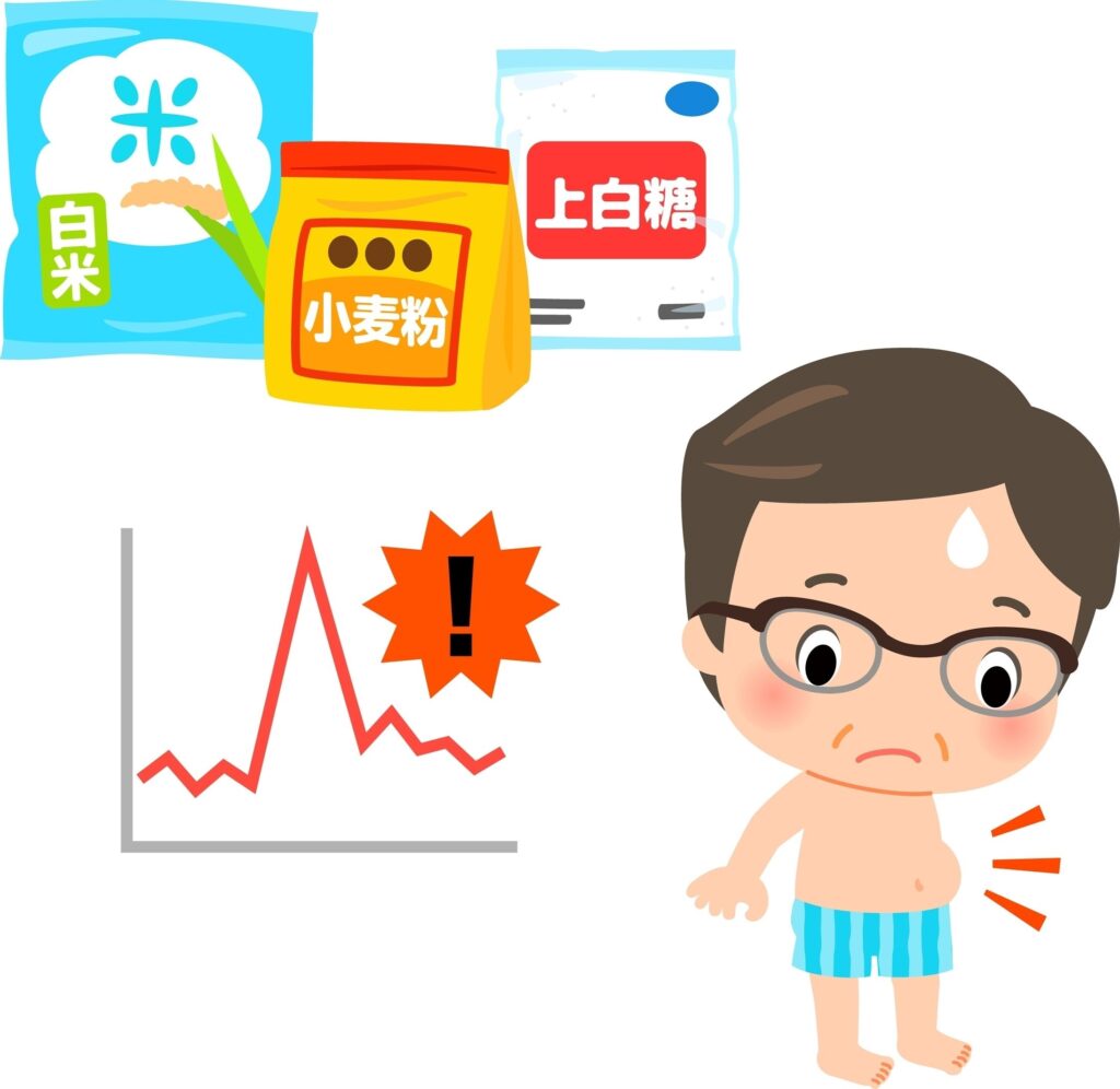 血糖値スパイク　糖尿病　  調布　三鷹