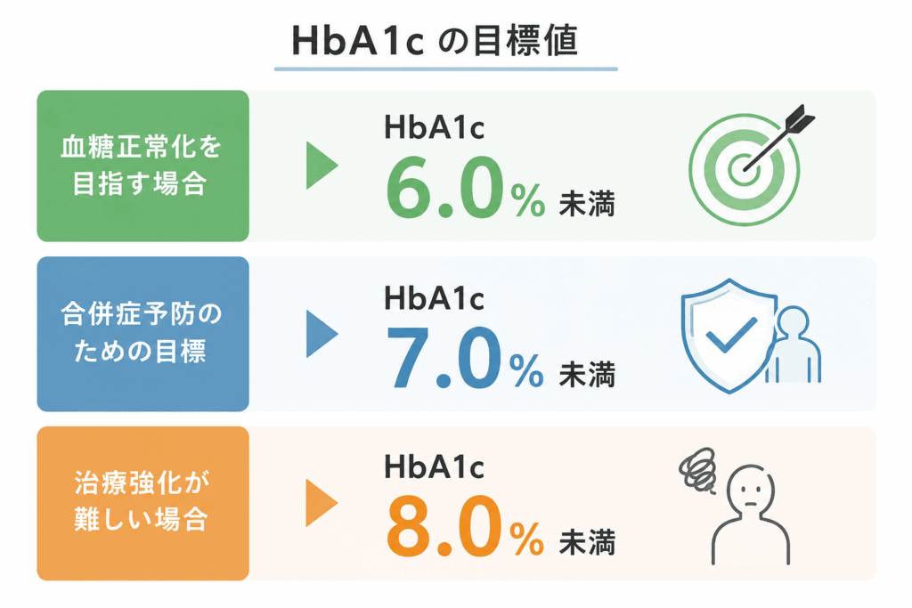 HbA1cの目標値