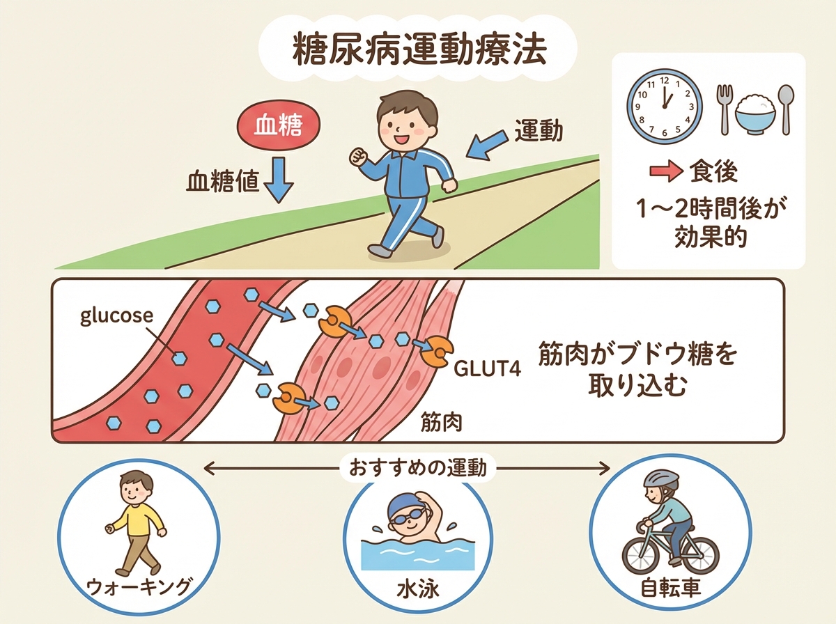 調布市糖尿病内科　血糖と運動