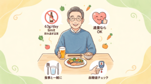 血糖とアルコール 糖尿病 調布