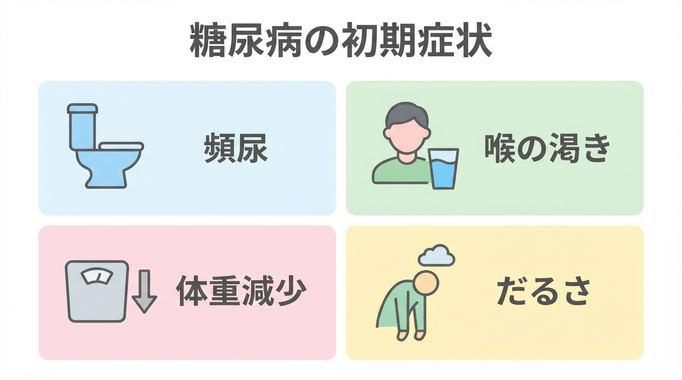 糖尿病の症状　調布市つつじヶ丘駅前内科クリニック